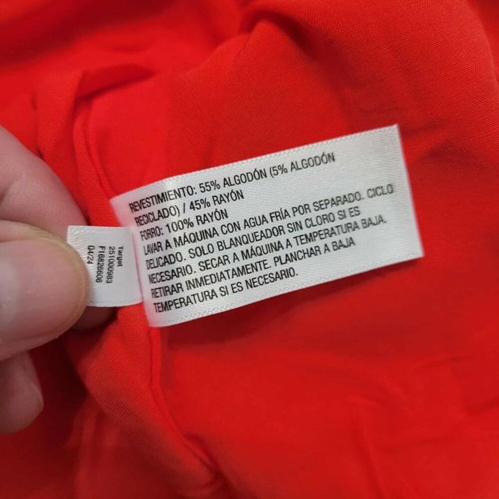 Kate Spade Bright Orange Sleeveless Mini Dress - Picture 7 of 9